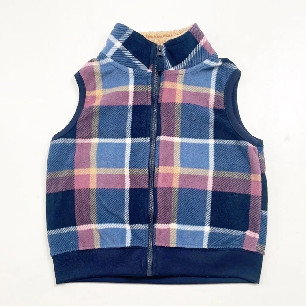 Carter’s plaid fleece baby vest